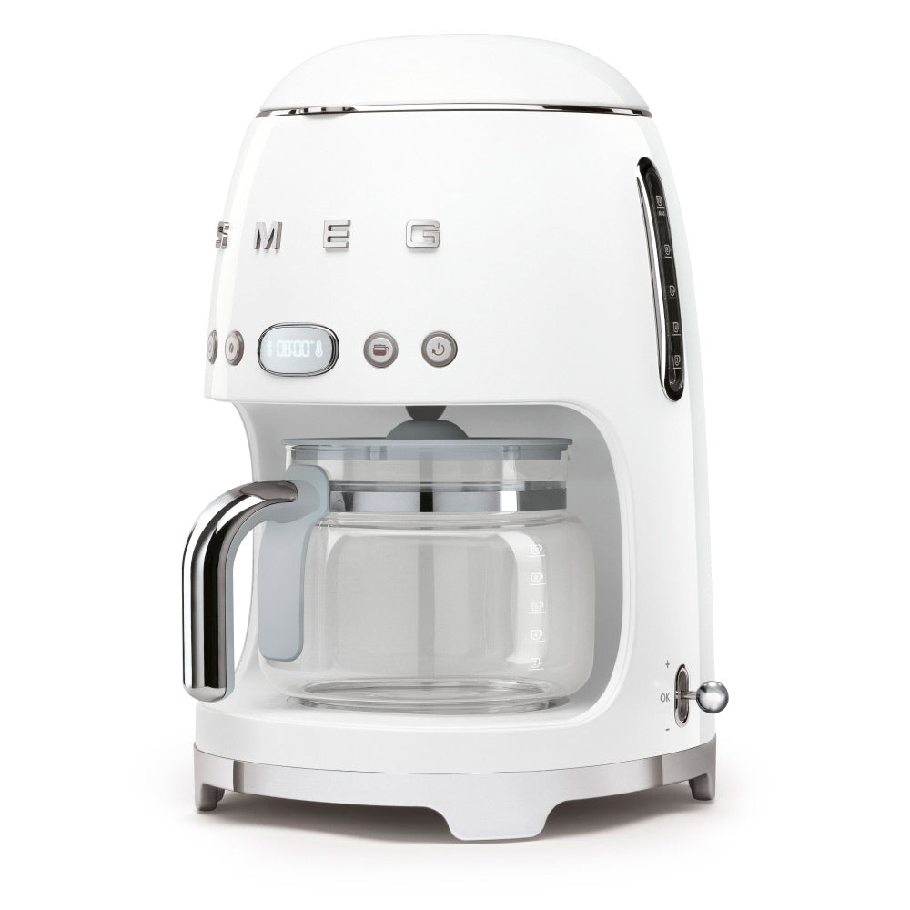 Smeg DCF02WHUK Drip Coffee Machine in White Coffee Machines Smeg