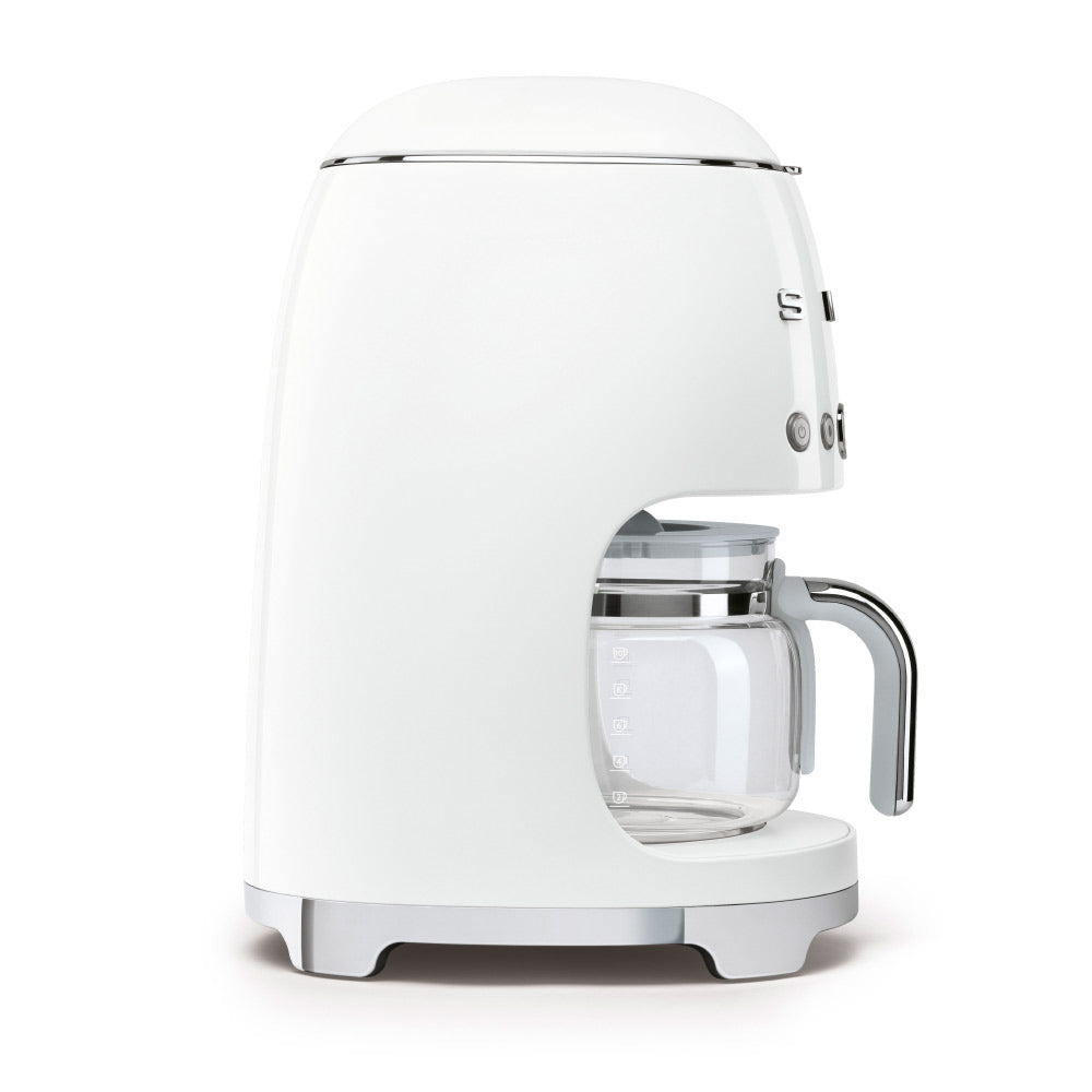 Smeg DCF02WHUK Drip Coffee Machine in White Coffee Machines Smeg