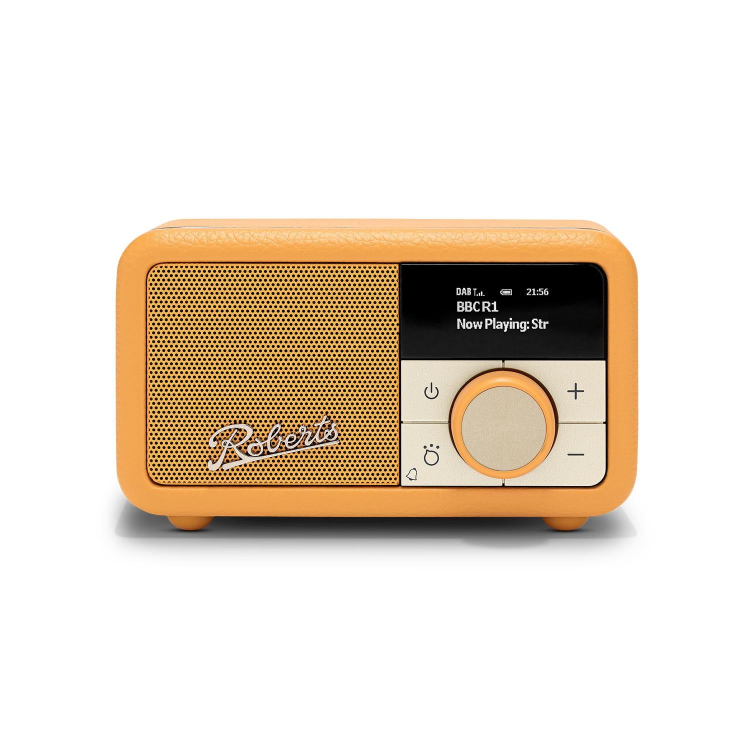 Roberts Revival Petite 2 DAB Radio & Portable Bluetooth Speaker in Sunburst Yellow Digital Radios Roberts