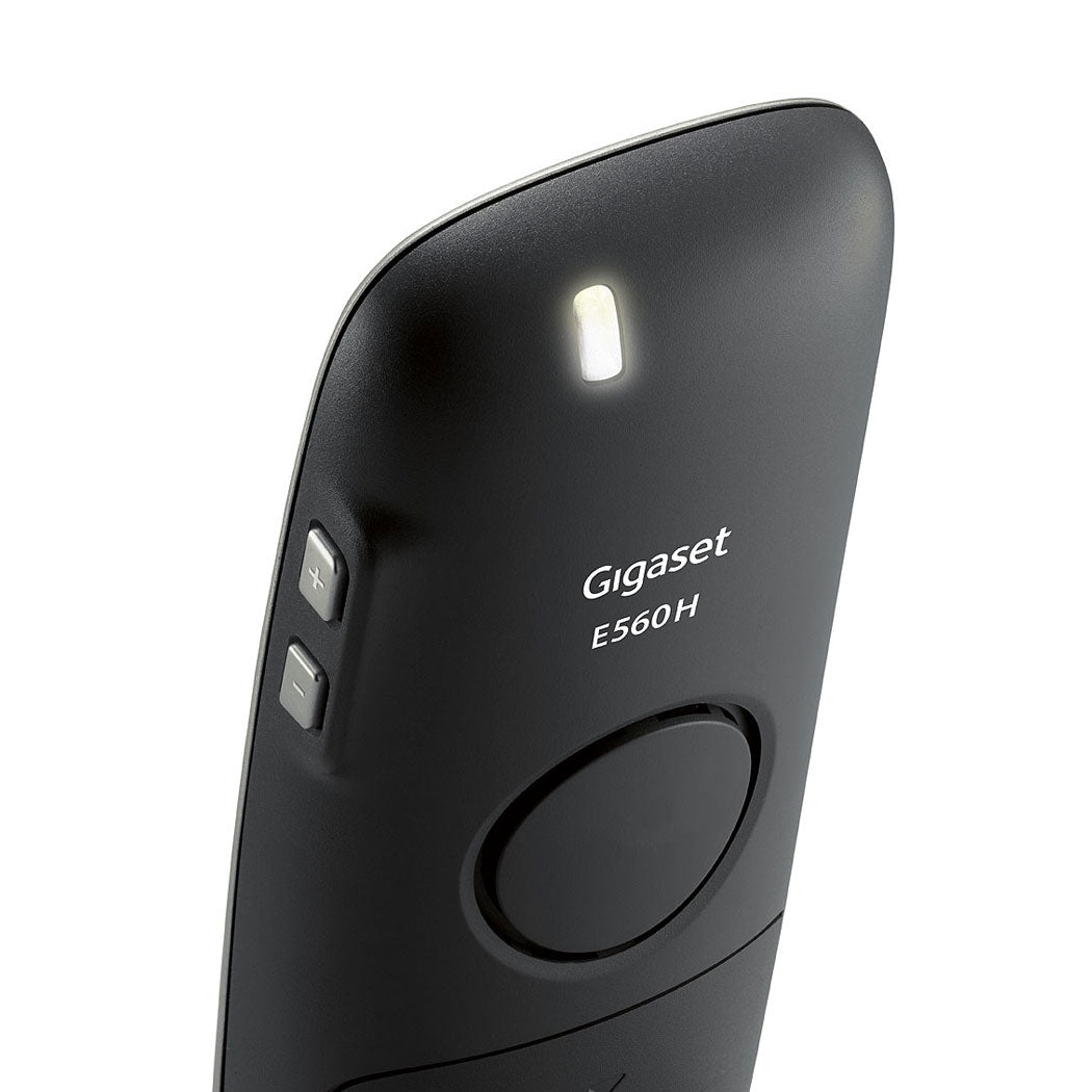 Gigaset E560A Cordless Phone, Quad Handset with Big Buttons Landline Phones Gigaset