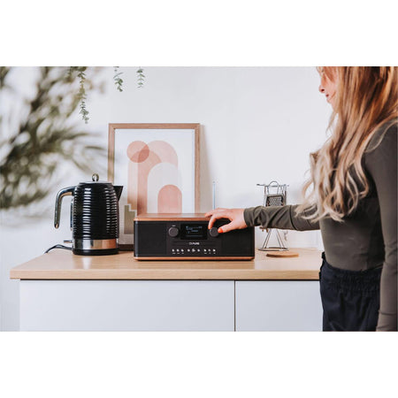 Pure Classic C-D6 DAB Radio in Black/Walnut Digital Radios Pure