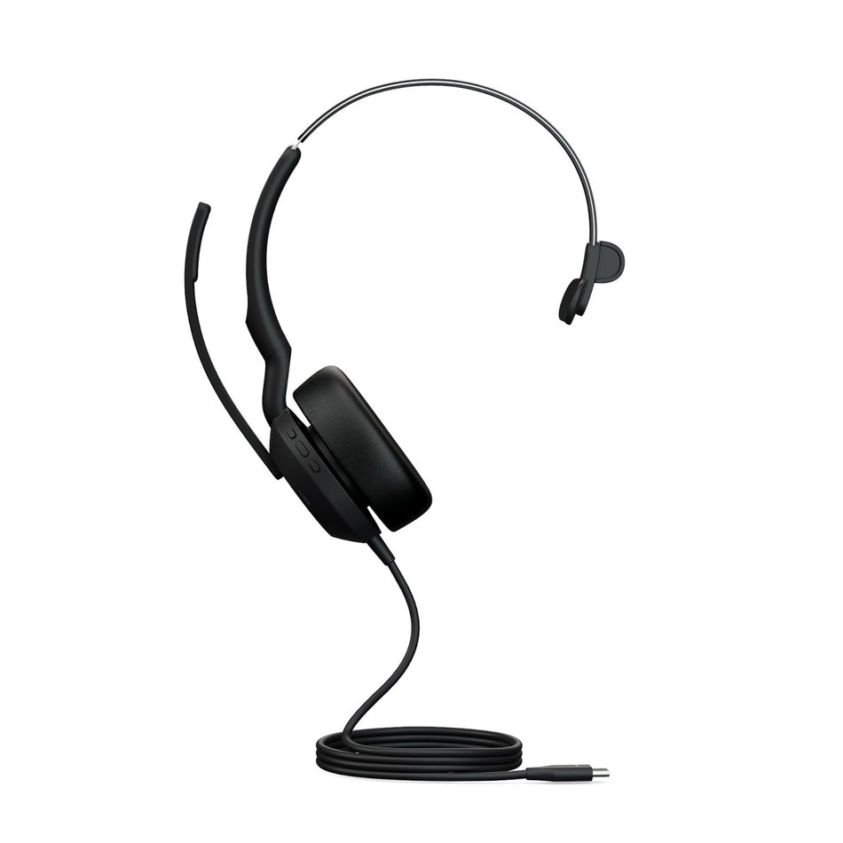 Jabra Evolve2 50 Mono USB-C MS Corded Headset Corded Headsets Jabra
