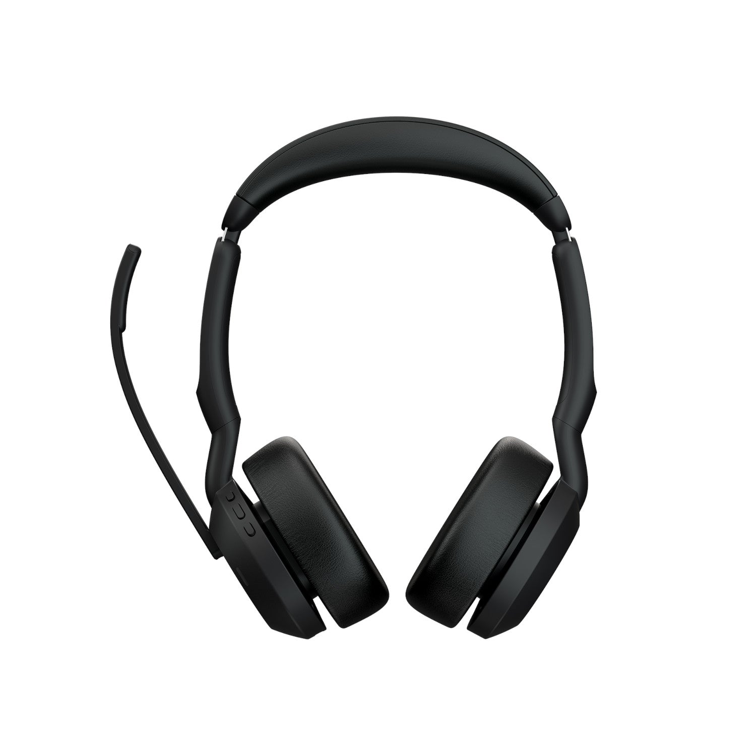 Jabra Evolve2 55 USB-A MS Stereo Wireless headset in Black with Jabra Link 380 Wireless Headsets Jabra