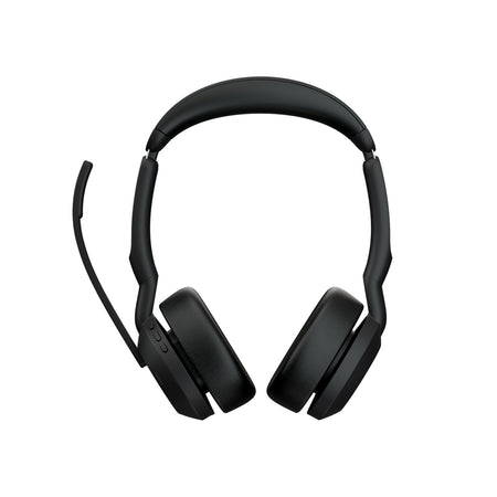 Jabra Evolve2 55 USB-A MS Stereo Wireless headset in Black with Jabra Link 380 Wireless Headsets Jabra