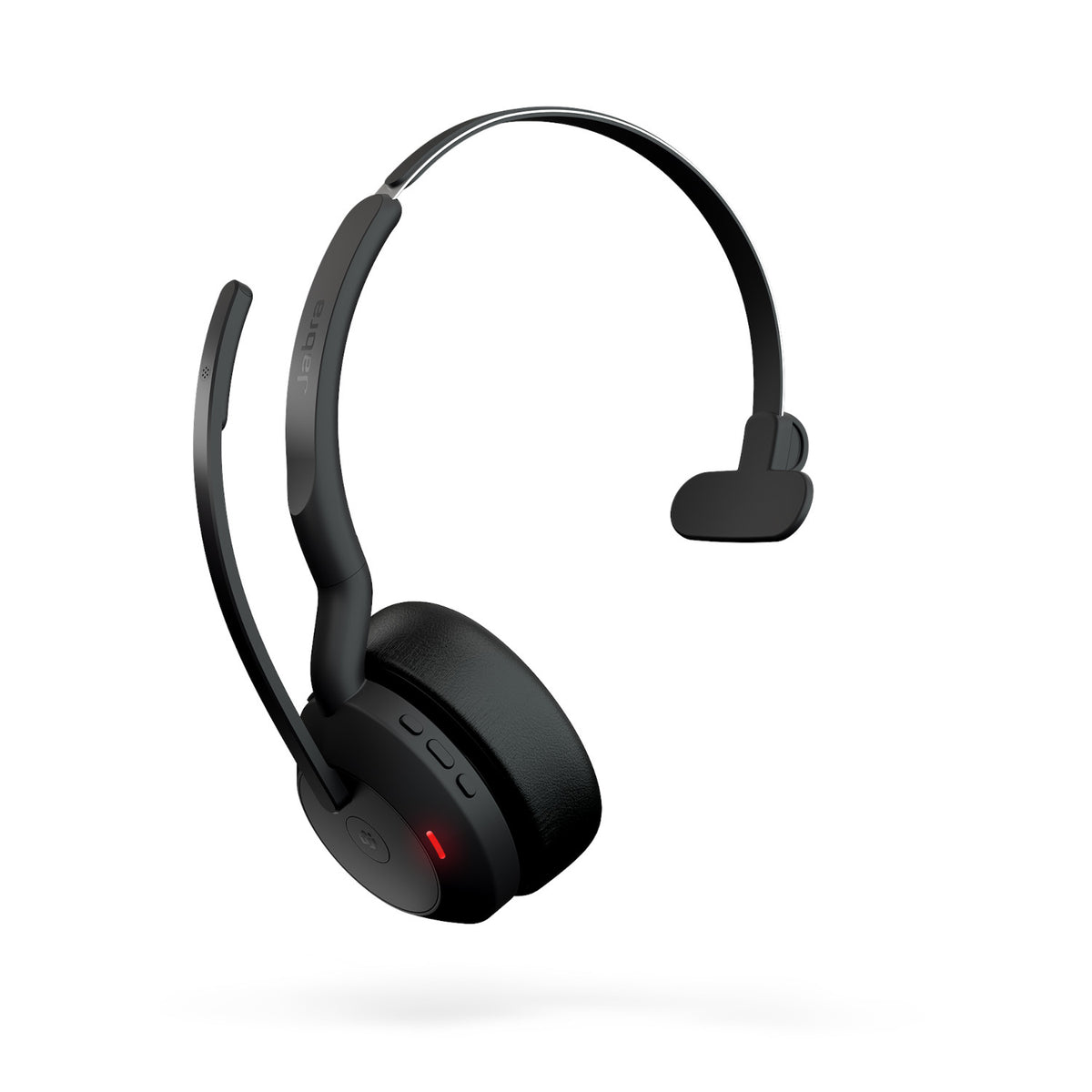 Jabra Evolve2 55 USB-A MS Mono Wireless headset in Black with Jabra Link 380 Wireless Headsets Jabra