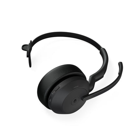 Jabra Evolve2 55 USB-A MS Mono Wireless headset in Black with Jabra Link 380 Wireless Headsets Jabra