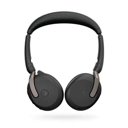 Jabra Evolve2 65 Flex USB-A MS Stereo Wireless Headset in Black with Jabra Link380 Wireless Headsets Jabra