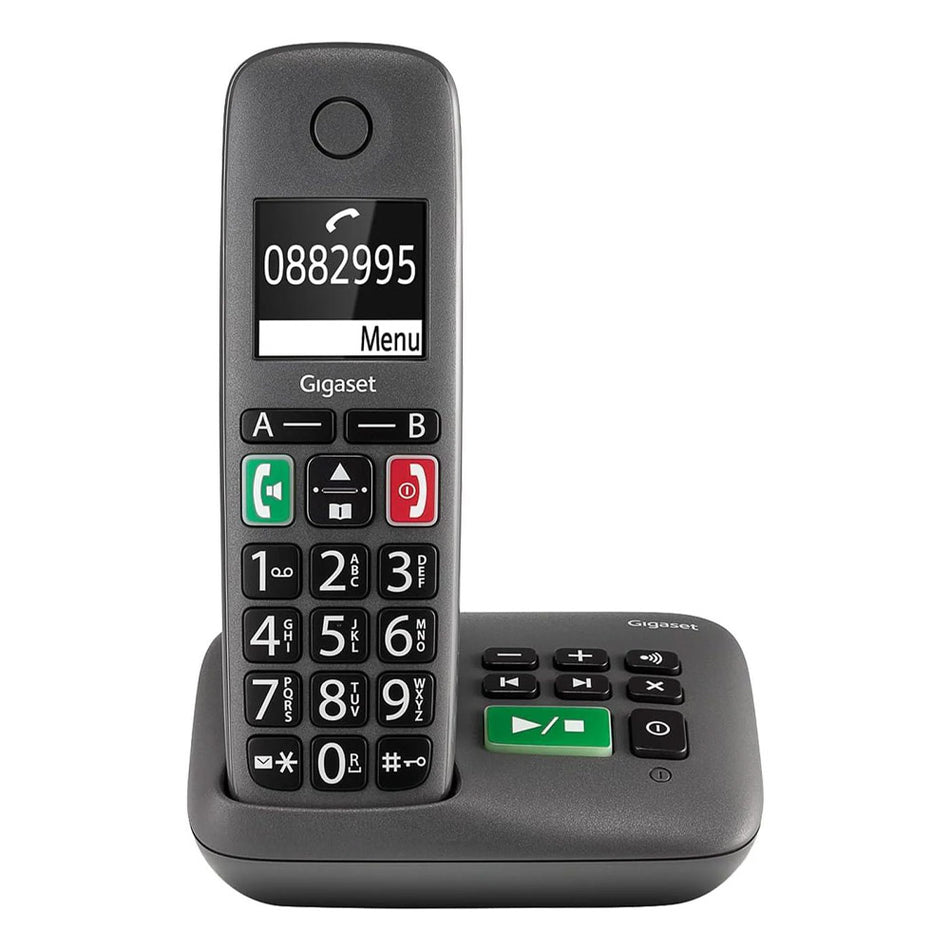 Gigaset Easy A Big Button Cordless Phone, Single Handset Landline Phones Gigaset