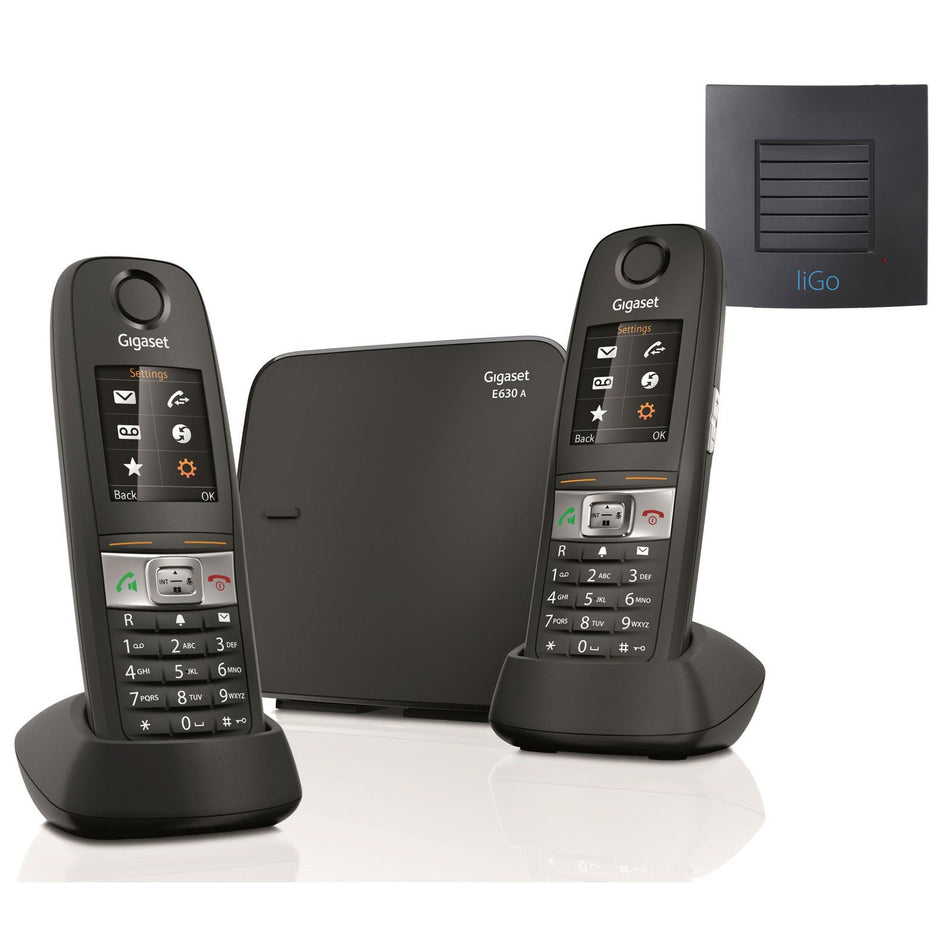 Siemens Gigaset E630A Twin Cordless Phones with Long Range