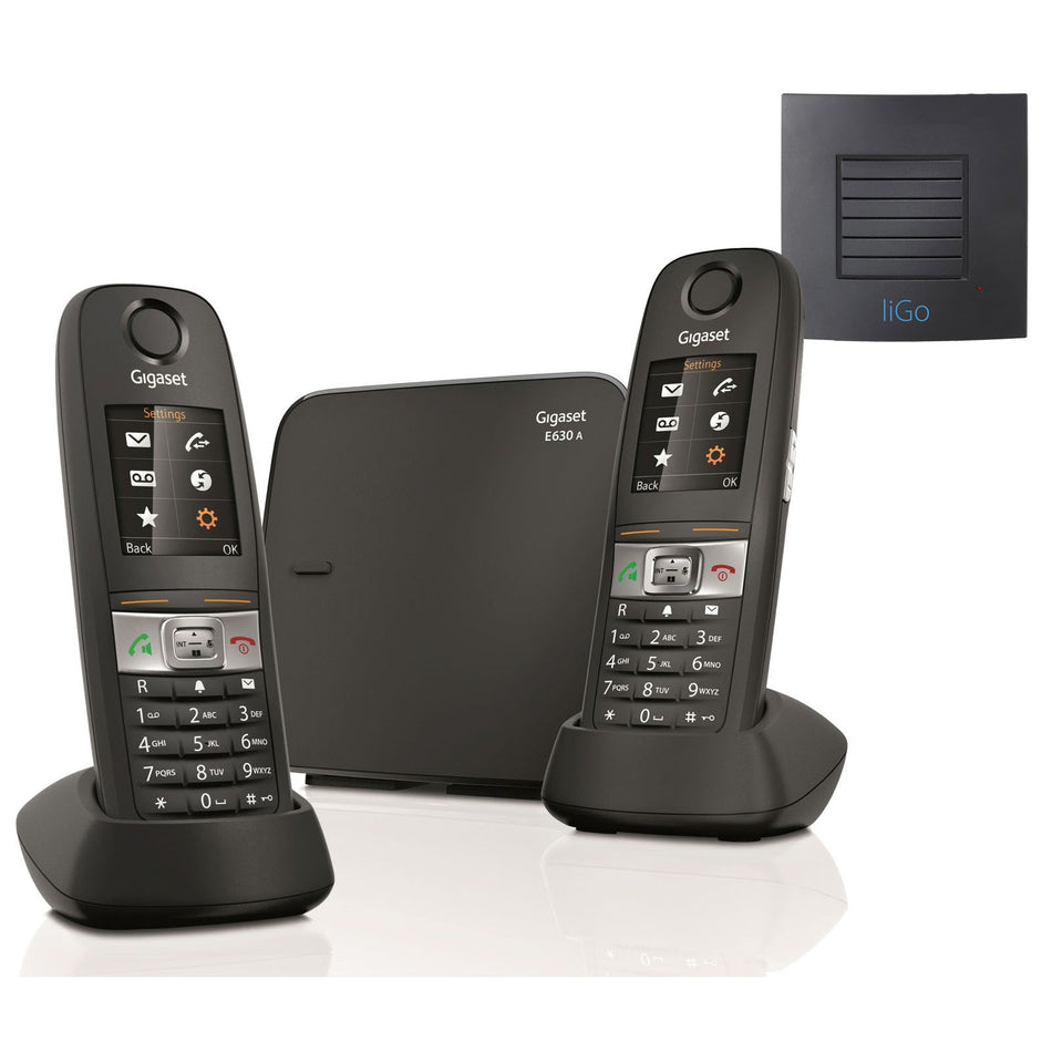 Siemens Gigaset E630A Twin Cordless Phones with Long Range Landline Phones Gigaset