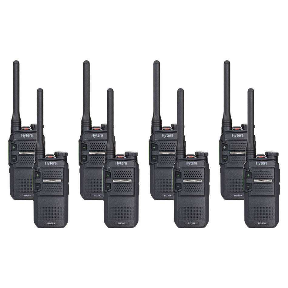 Hytera BD305LF Eight Pack License-Free Two Way Radios