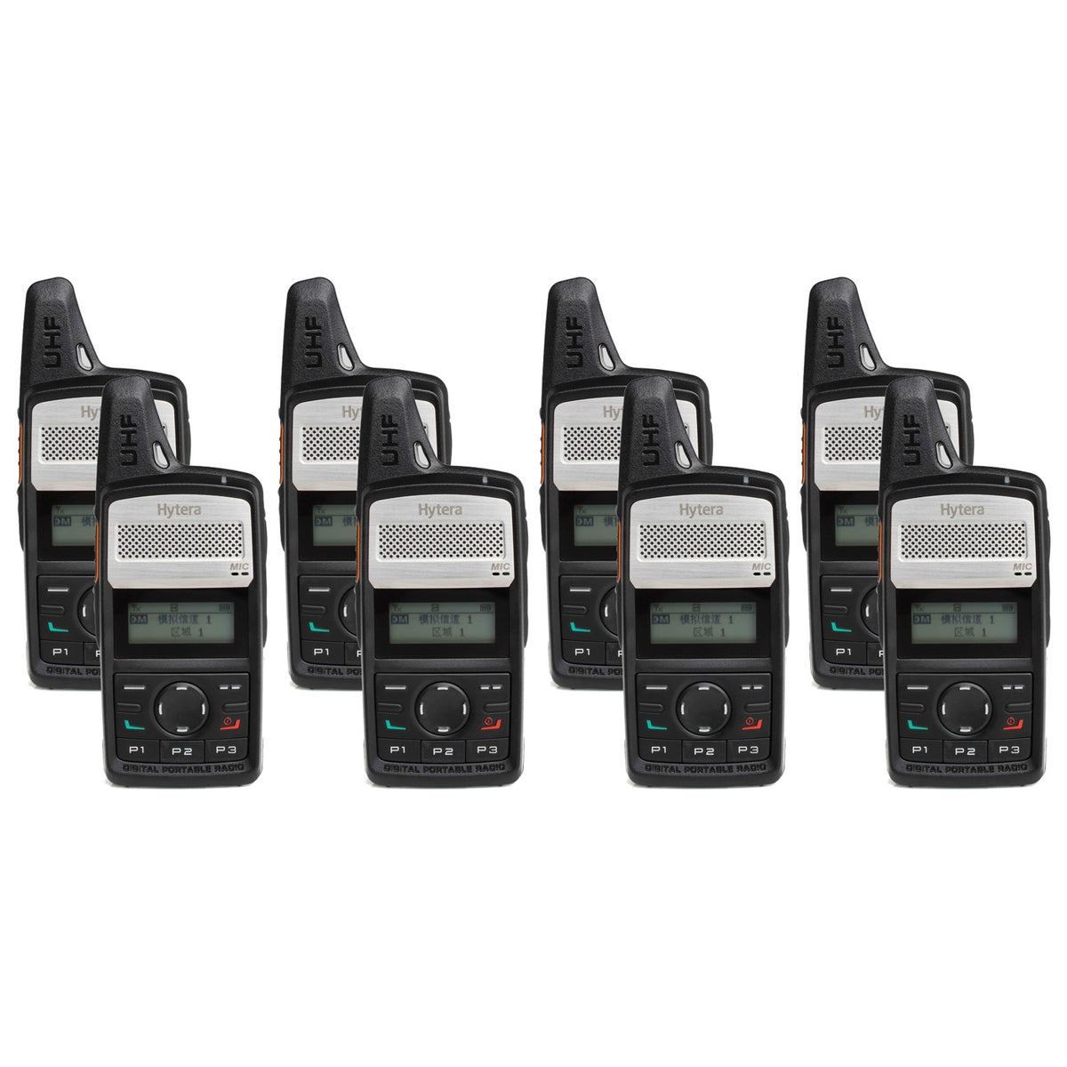 Hytera PD365LF Eight Pack License-Free Two Way Radio Two Way Radios Hytera