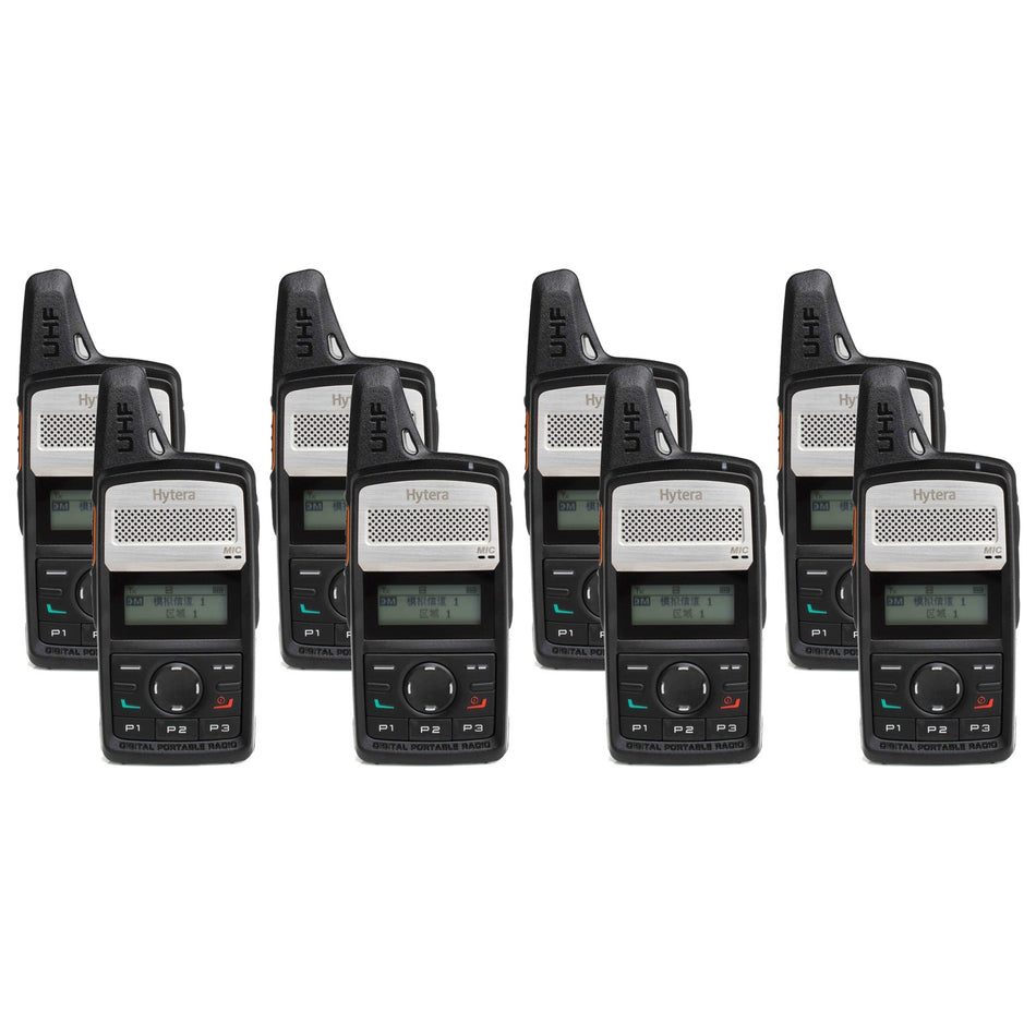 Hytera PD365LF Eight Pack License-Free Two Way Radio Two Way Radios Hytera