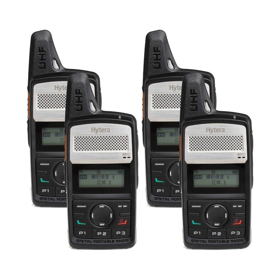 Hytera PD365LF Quad Pack License-Free Two Way Radio Two Way Radios Hytera