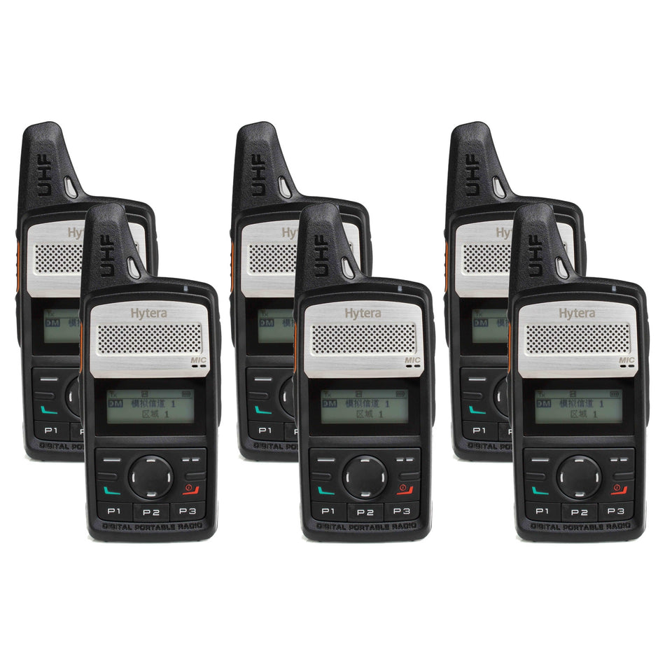 Hytera PD365LF Six Pack License-Free Two Way Radio Two Way Radios Hytera