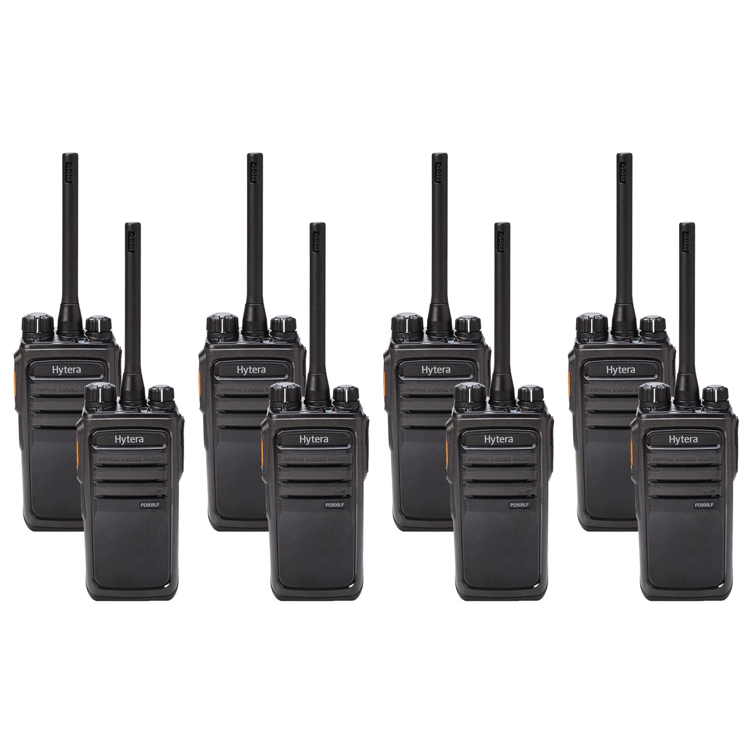 Hytera PD505LF Eight Pack License-Free Two-Way Radios Two Way Radios Hytera