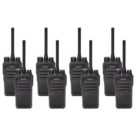 Hytera PD505LF Eight Pack License-Free Two-Way Radios Two Way Radios Hytera