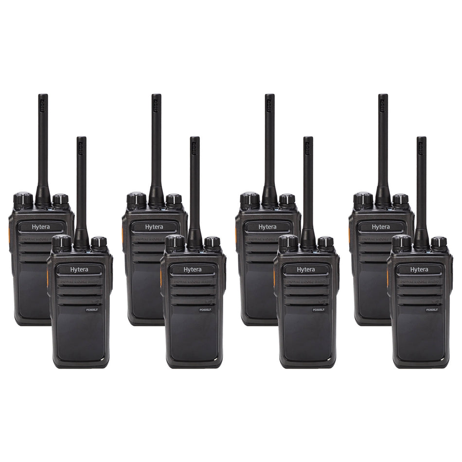 Hytera PD505LF Eight Pack License-Free Two-Way Radios Two Way Radios Hytera