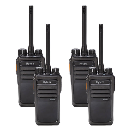 Hytera PD505LF Quad Pack License-Free Two-Way Radios Two Way Radios Hytera