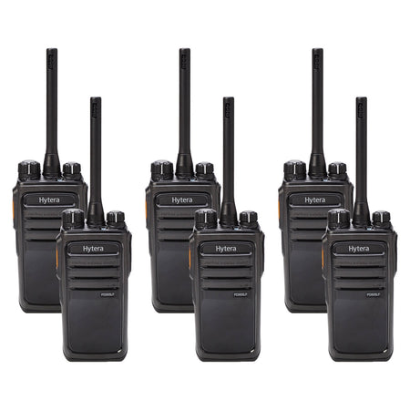 Hytera PD505LF Six Pack License-Free Two-Way Radios Two Way Radios Hytera