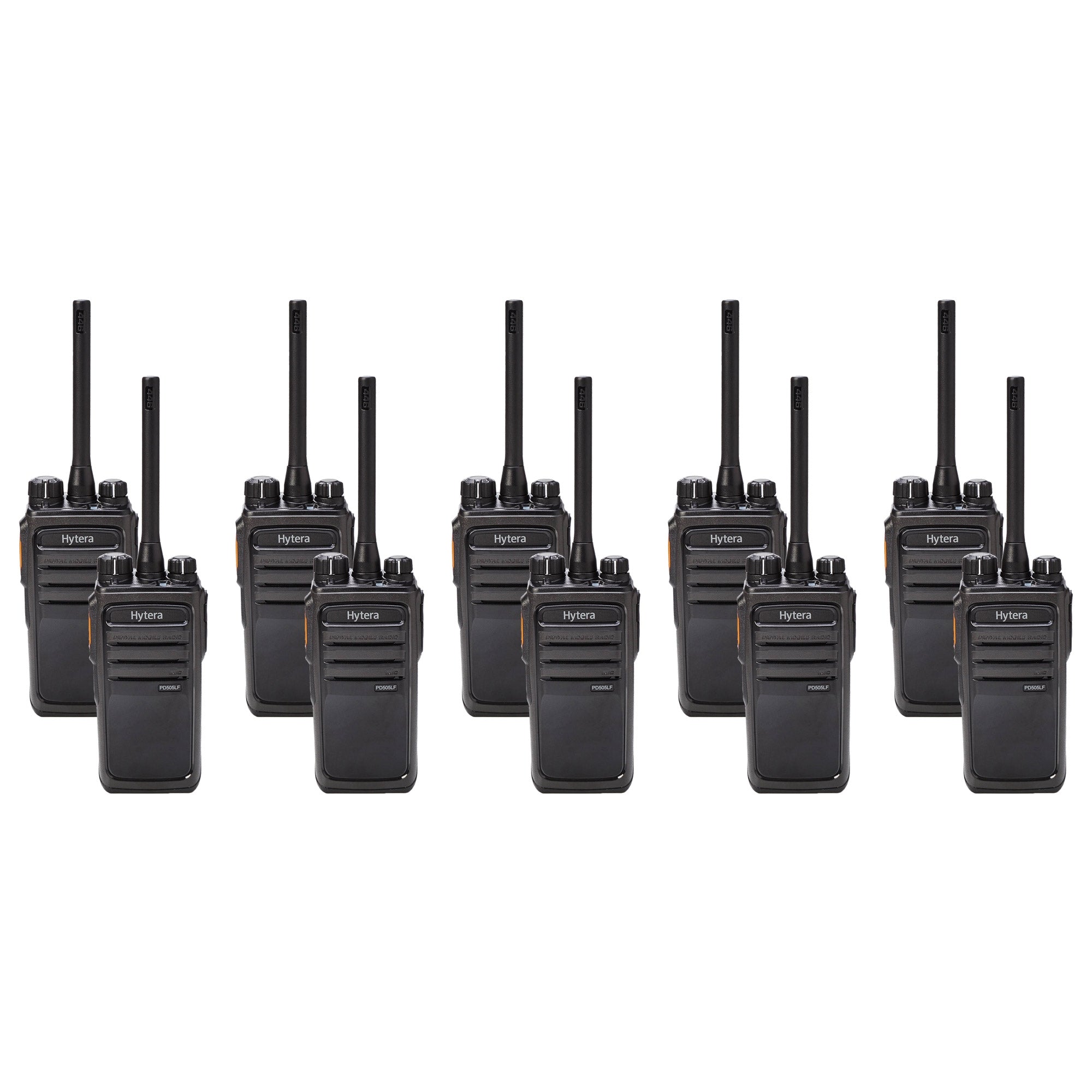 Hytera PD505LF Ten Pack License-Free Two-Way Radios Two Way Radios Hytera