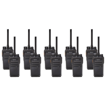 Hytera PD505LF Ten Pack License-Free Two-Way Radios Two Way Radios Hytera