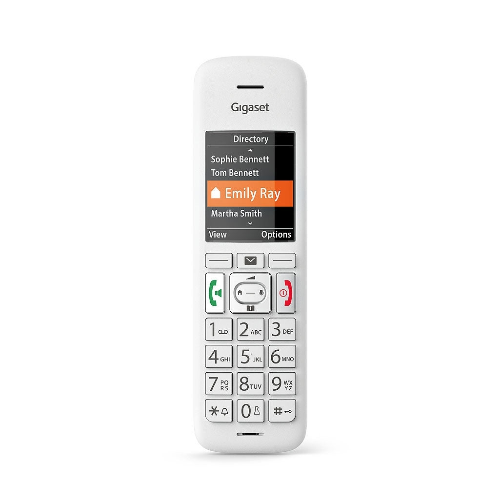 Gigaset Premium E390A Cordless Phone, Twin Handset with Big Buttons Landline Phones Gigaset