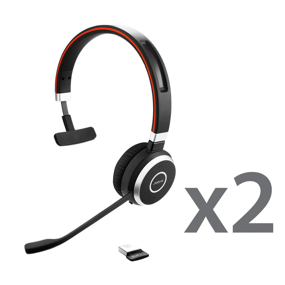 Jabra EVOLVE 65 UC Mono Twin Wireless Headset Wireless Headsets Jabra