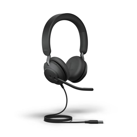 Jabra Evolve2 40 Stereo USB-A MS Corded Headset Corded Headsets Jabra