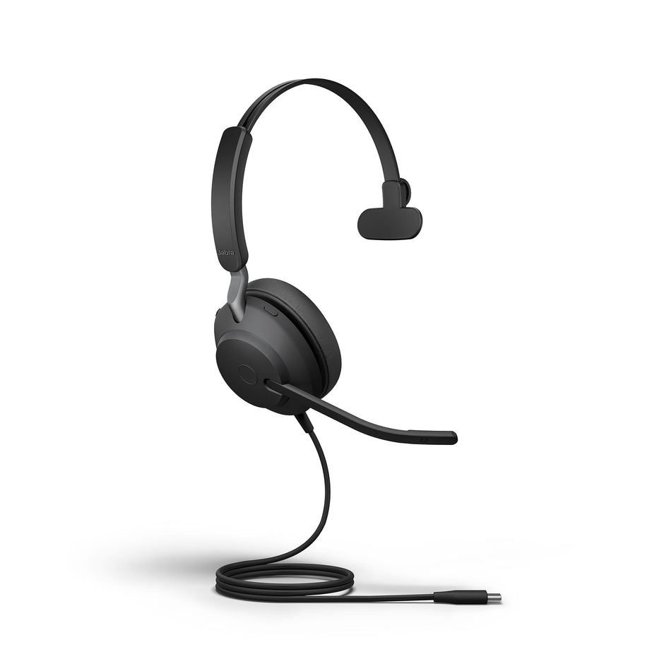 Jabra Evolve2 40 Mono USB-C UC Corded Headset Corded Headsets Jabra