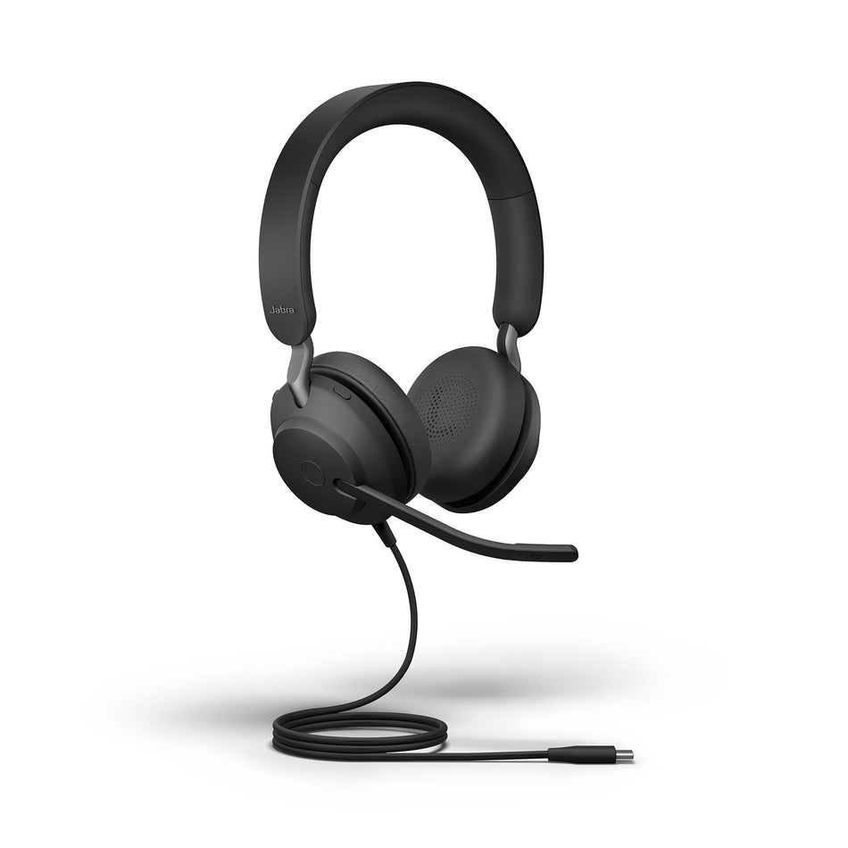 Jabra Evolve2 40 Stereo USB-C UC Corded Headset