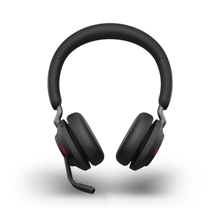 Jabra Evolve2 65 USB-A MS Stereo Wireless Headset in Black with Jabra Link380 Wireless Headsets Jabra
