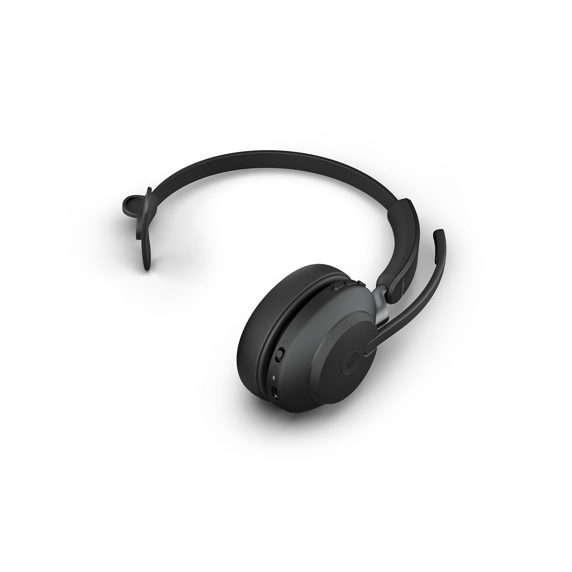 Jabra Evolve2 65 USB-A MS Mono Wireless Headset in Black with Desk Stand Wireless Headsets Jabra