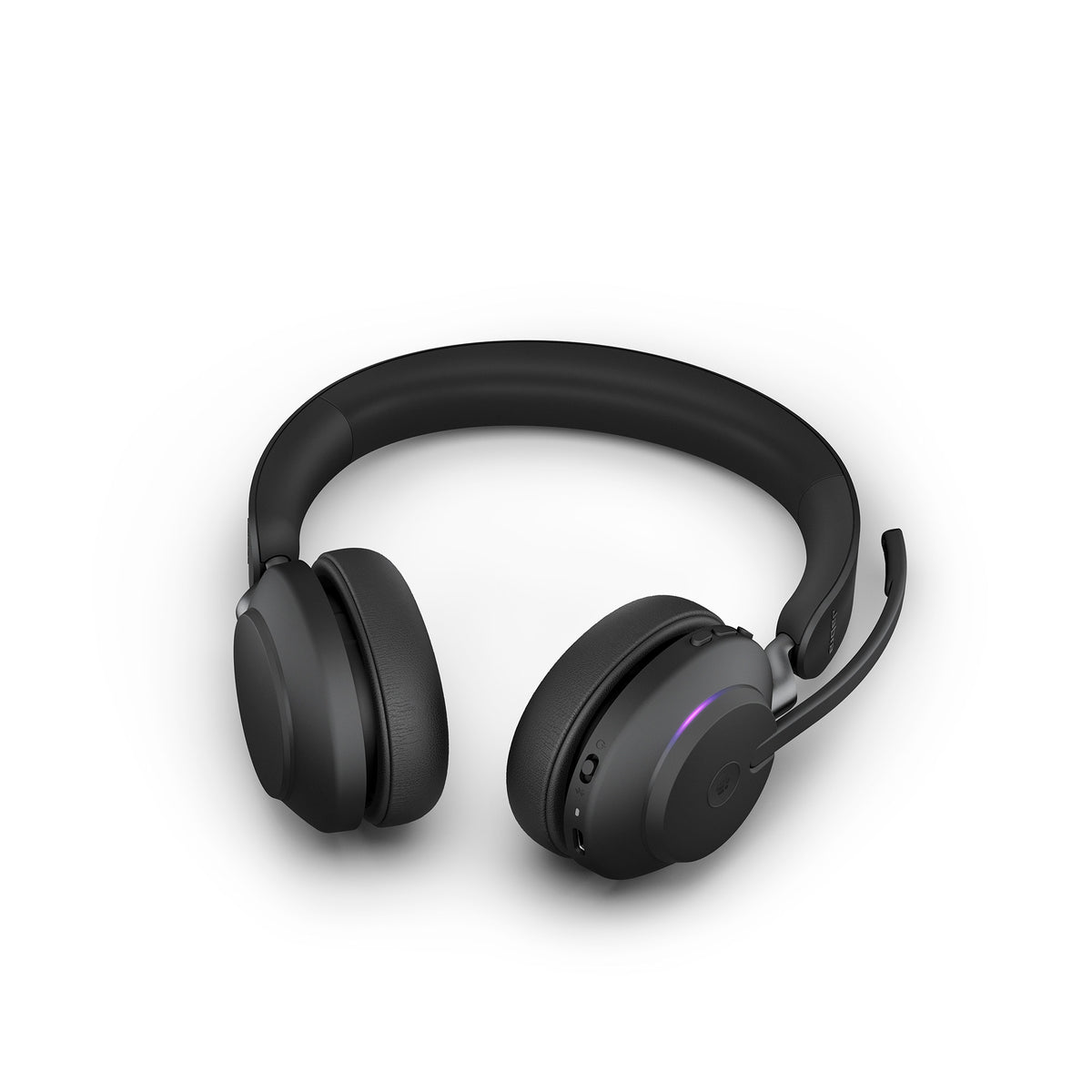 Jabra Evolve2 65 USB-A MS Stereo Wireless Headset in Black with Jabra Link380 Wireless Headsets Jabra