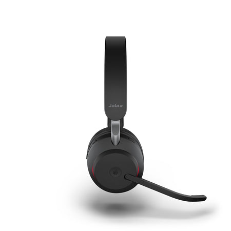 Jabra Evolve2 65 USB-A MS Stereo Wireless Headset in Black with Jabra Link380 Wireless Headsets Jabra