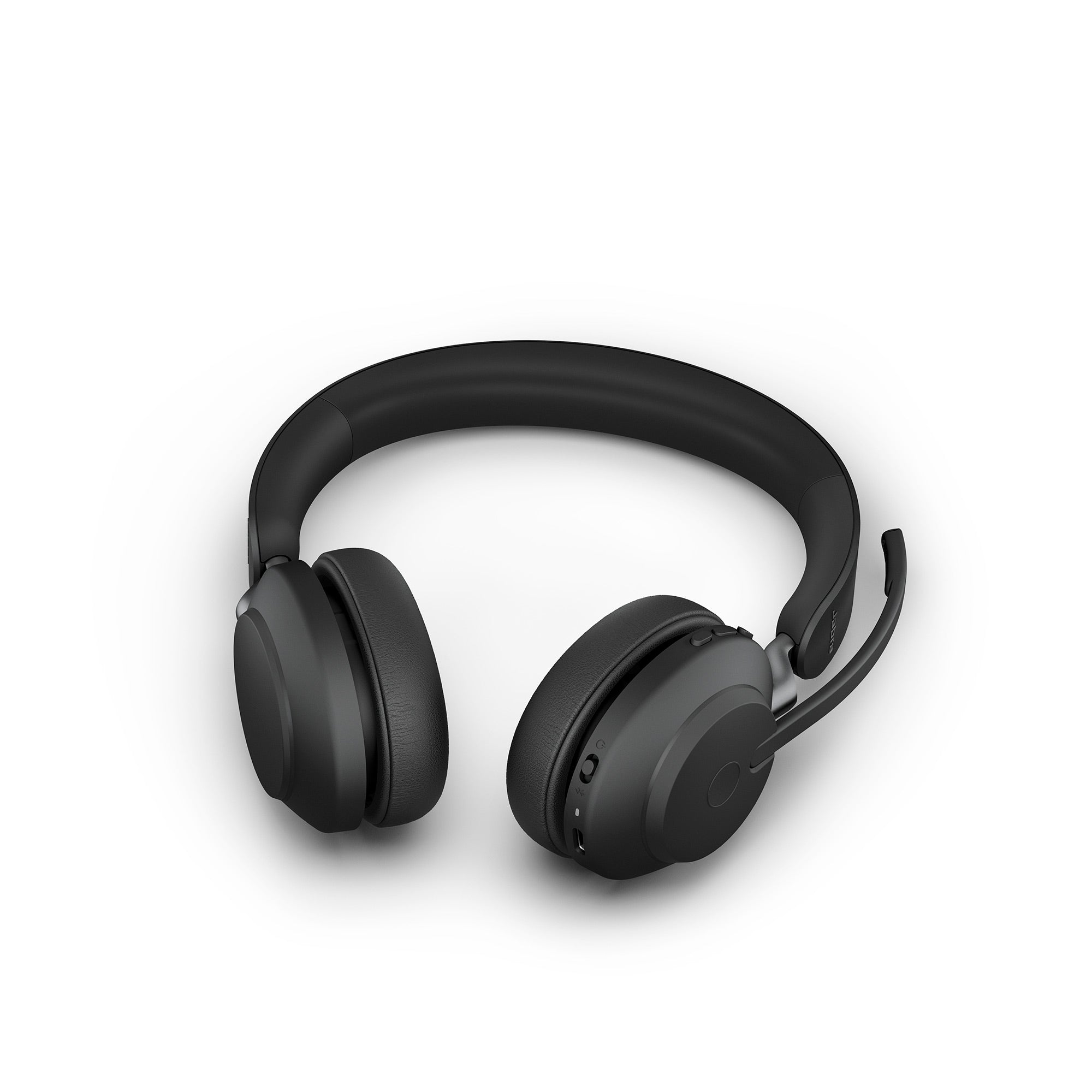 Jabra Evolve2 65 USB-C UC Stereo Wireless Headset in Black with Jabra Link380 Wireless Headsets Jabra