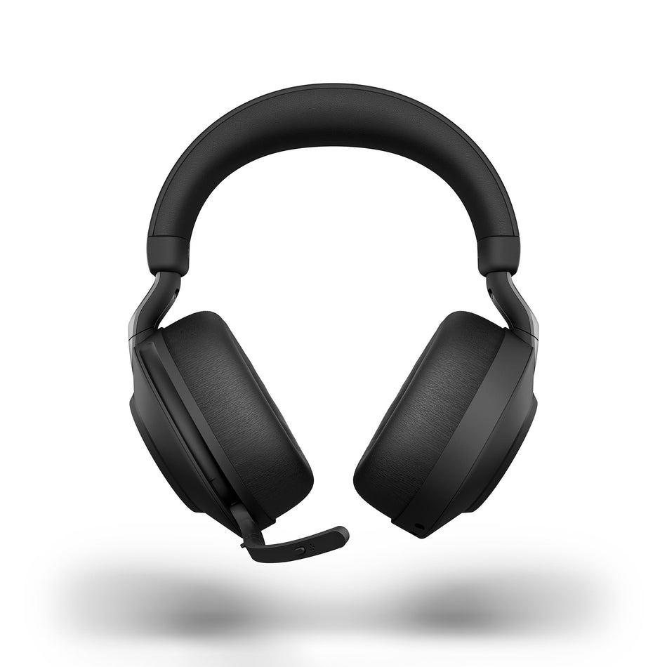 Jabra Evolve2 85 USB-A MS Stereo Wireless Headset in Black with Jabra Link380 Wireless Headsets Jabra