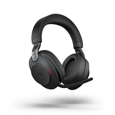 Jabra Evolve2 85 USB-C MS Stereo Wireless Headset in Black with Jabra Link380 Wireless Headsets Jabra