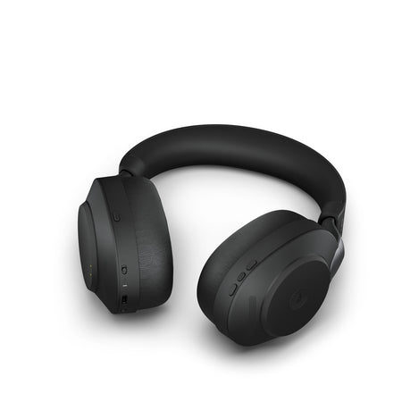 Jabra Evolve2 85 USB-C MS Stereo Wireless Headset in Black with Jabra Link380 Wireless Headsets Jabra