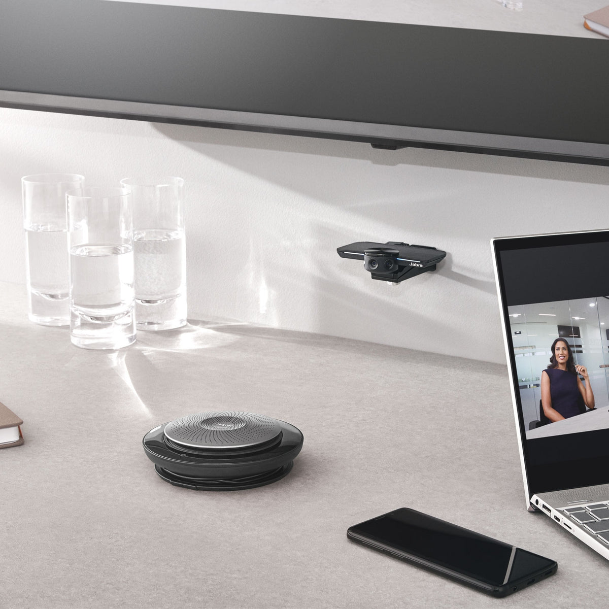Jabra PanaCast MS Intelligent 180° 4K Video Conferencing Solution Conference Phones Jabra