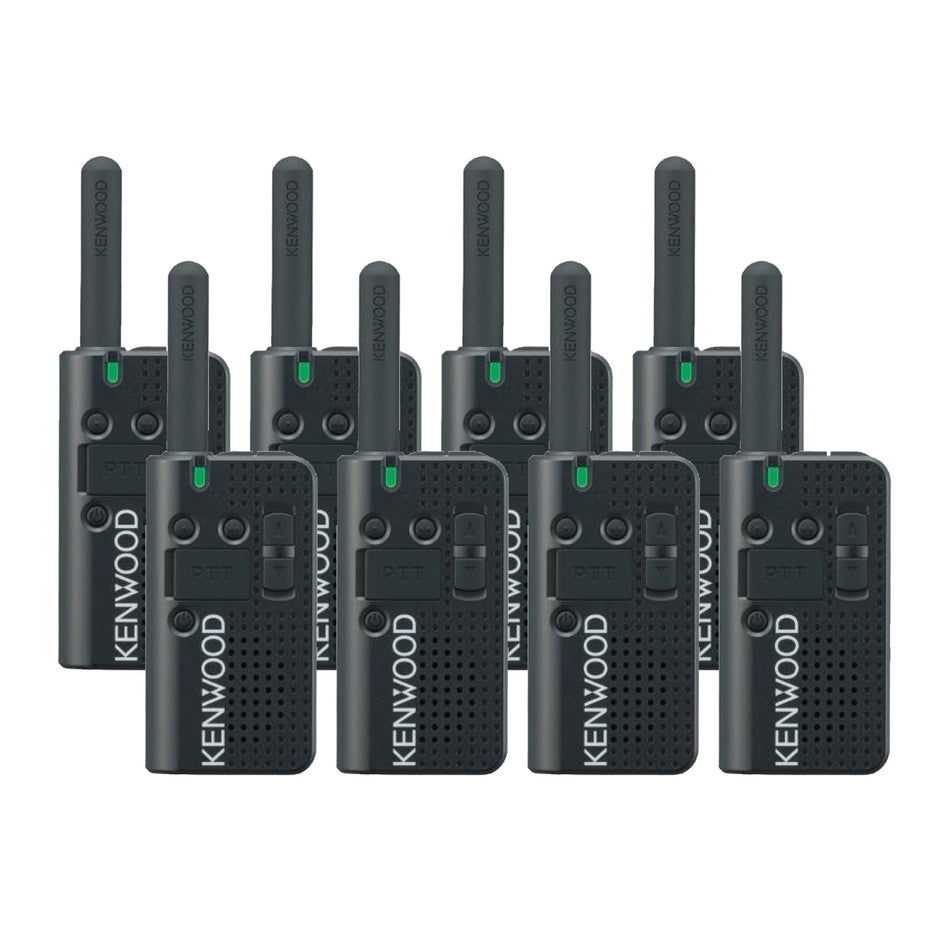 Kenwood PKT-23 Eight Pack License-Free Two-Way Radio Two Way Radios Kenwood