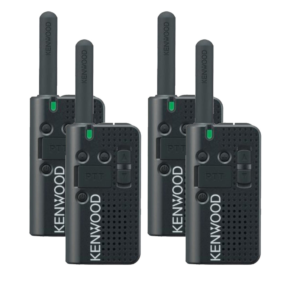 Kenwood PKT-23 Quad Pack License-Free Two-Way Radio Two Way Radios Kenwood