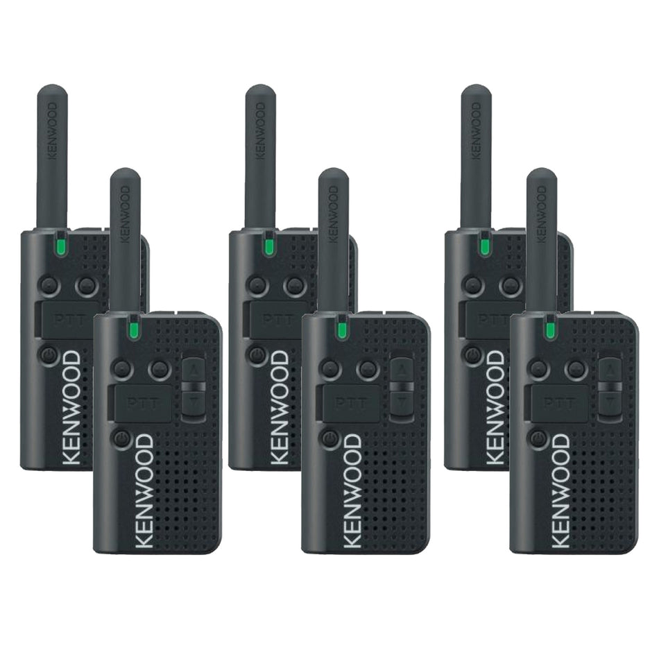 Kenwood PKT-23 Six Pack License-Free Two-Way Radio Two Way Radios Kenwood