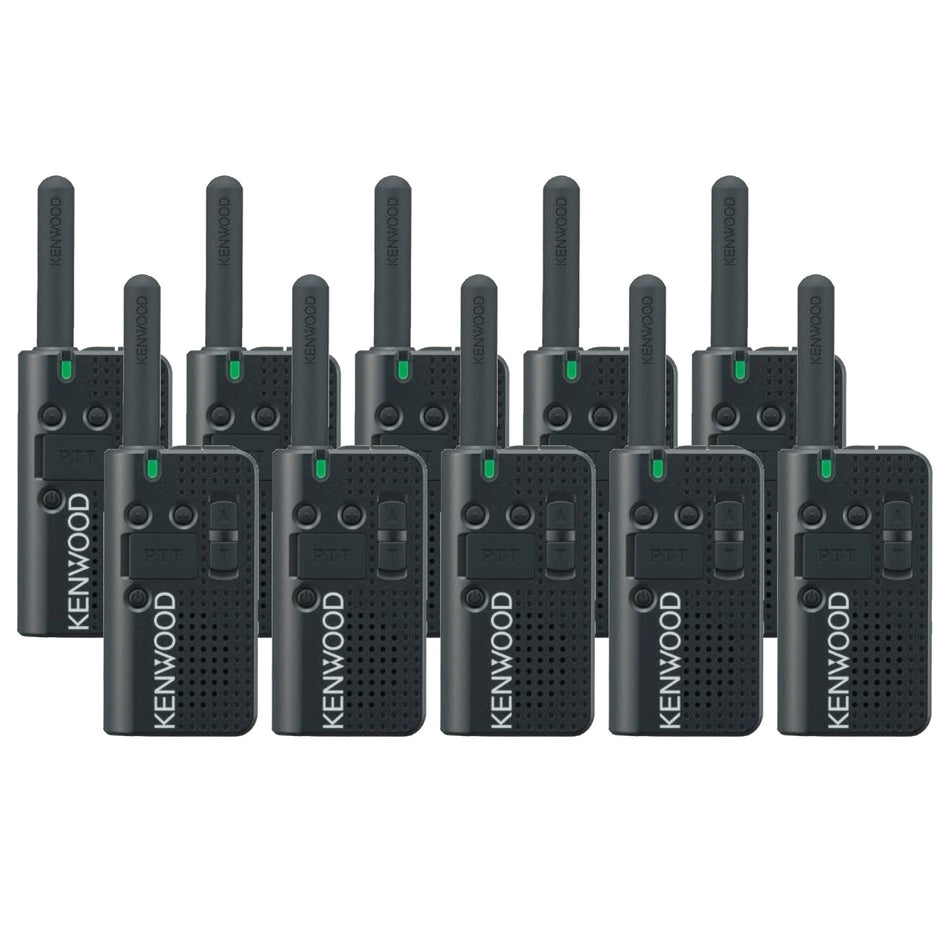 Kenwood PKT-23 Ten Pack License-Free Two-Way Radio Two Way Radios Kenwood