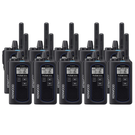 Kenwood TK-3601DE Ten Pack Digital & Analogue License-Free Two-Way Radios Two Way Radios Kenwood