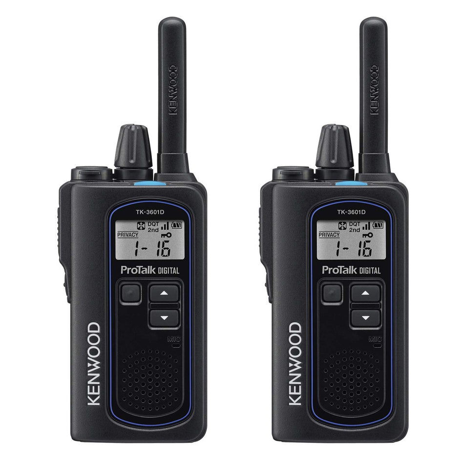 Kenwood TK-3601DE Twin Pack Digital & Analogue License-Free Two-Way Radios Two Way Radios Kenwood
