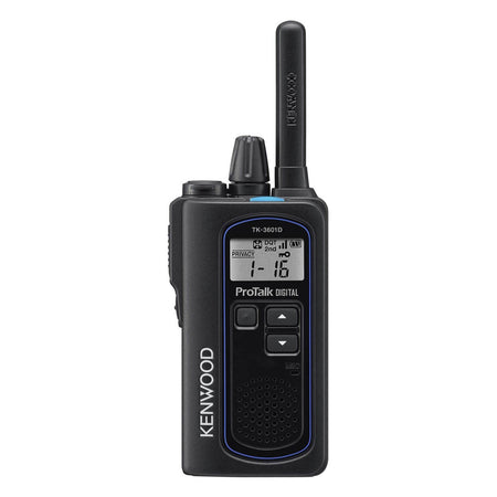 Kenwood TK-3601DE Digital & Analogue Two-Way Radio, Single Handset Two Way Radios Kenwood