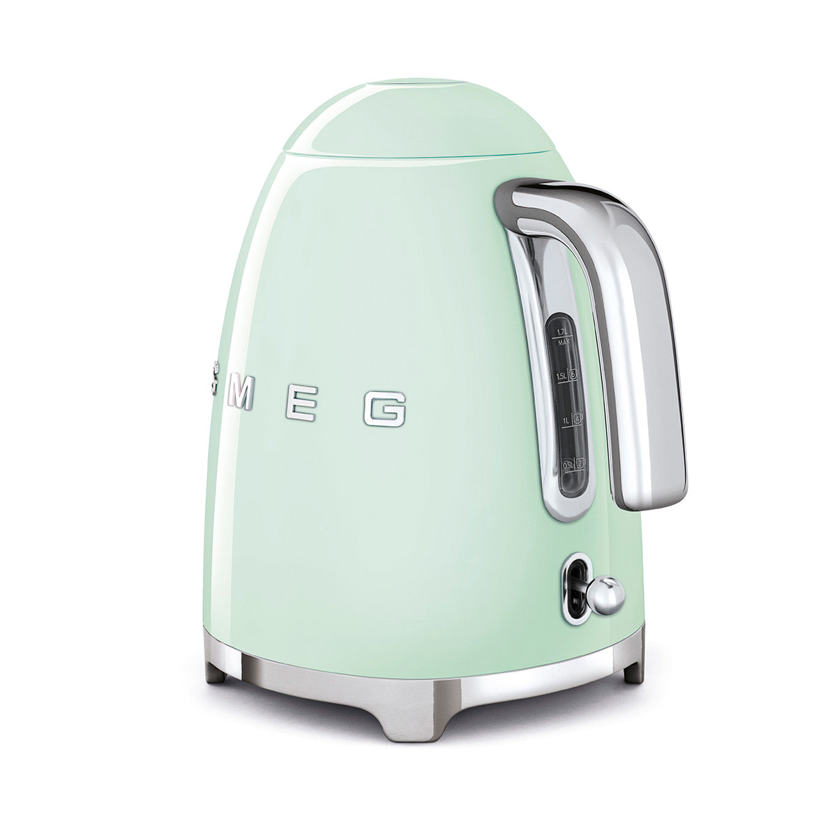 Smeg KLF03PGUK 50s Retro Style 1.7L Jug Kettle in Pastel Green Kettles Smeg