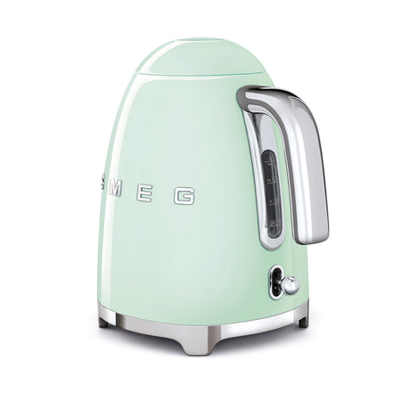 Smeg KLF03PGUK 50s Retro Style 1.7L Jug Kettle in Pastel Green Kettles Smeg