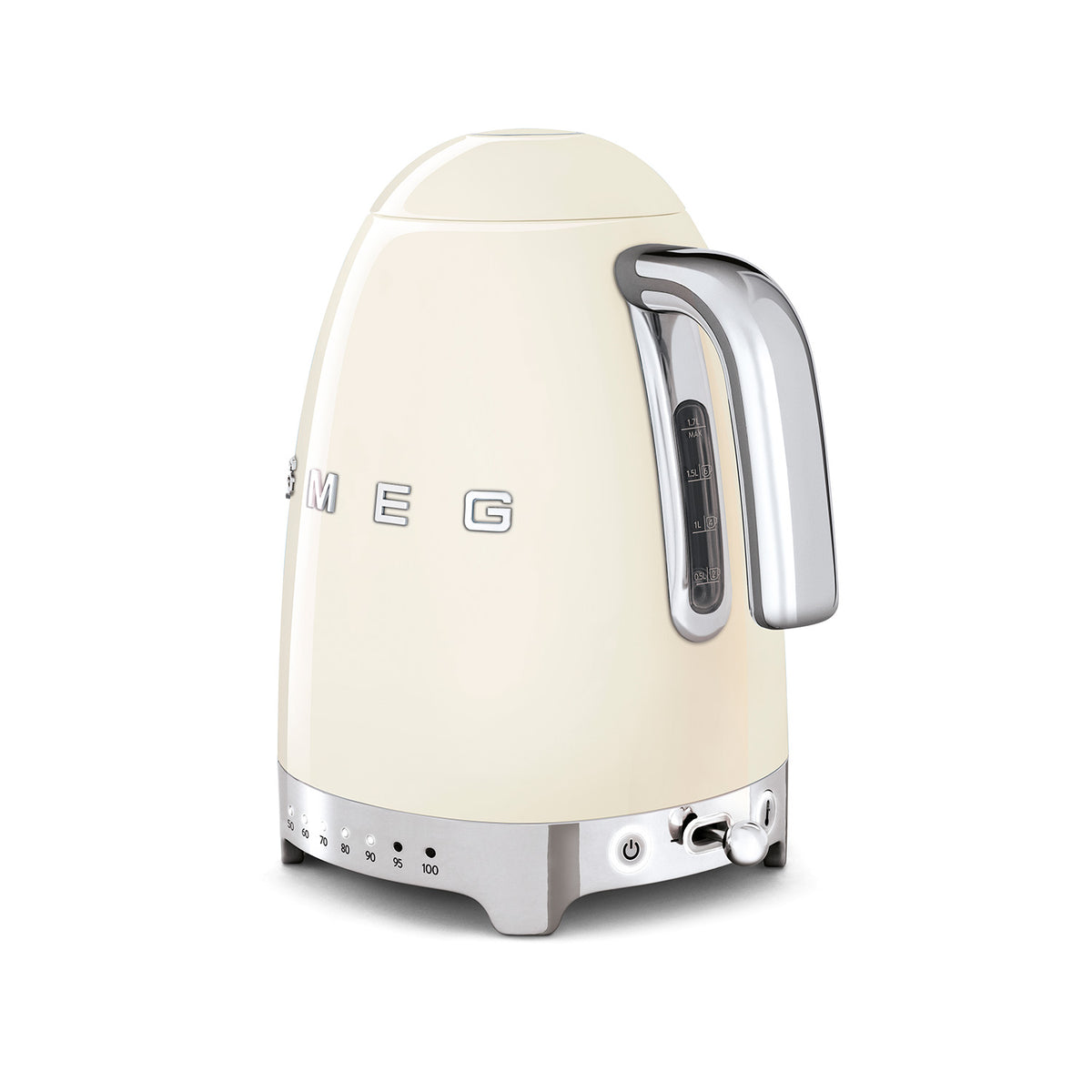 Smeg KLF04CRUK Retro Style 1.7L Jug Kettle in Cream Kettles Smeg